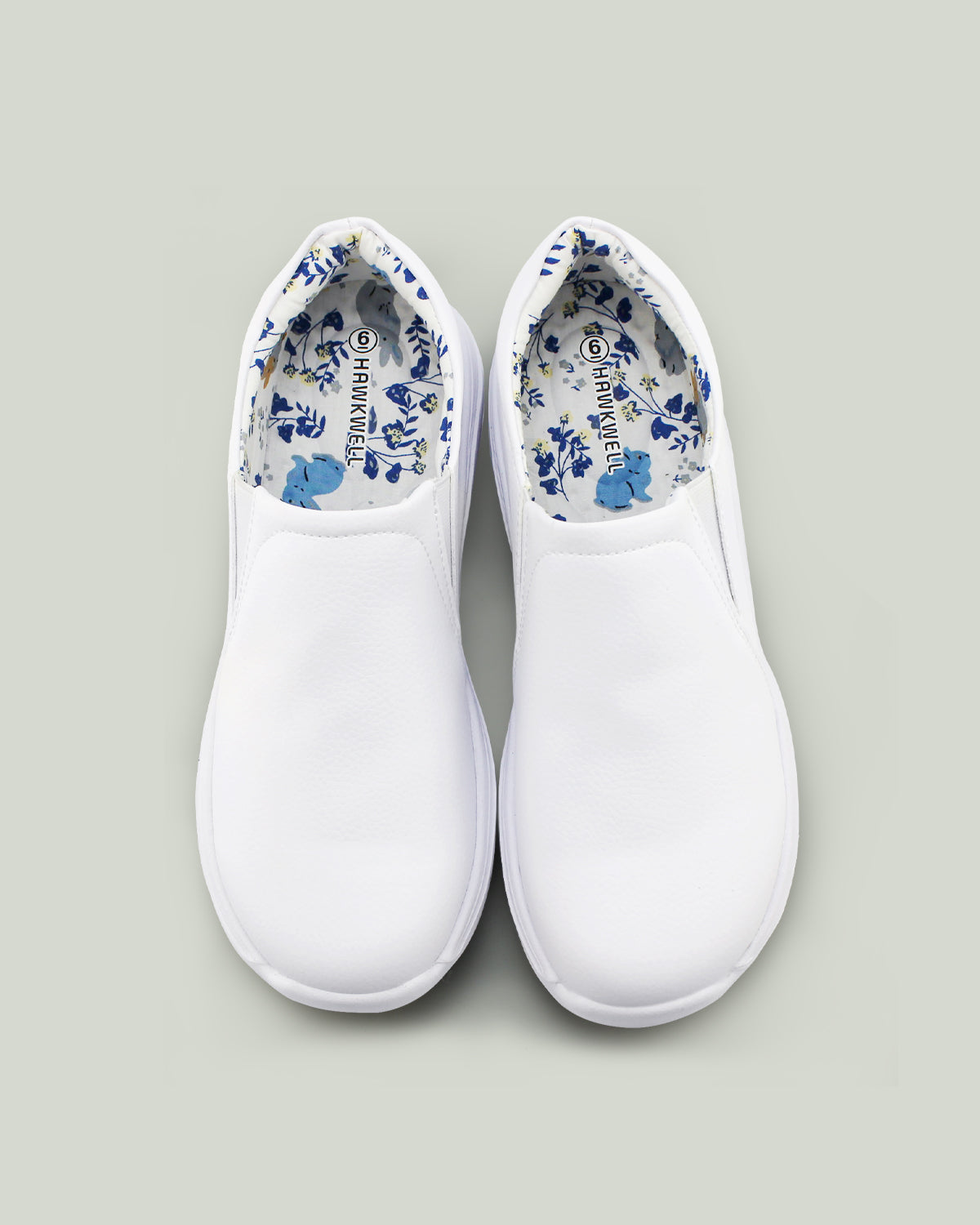 thumbnail interactive-video image 1 of Hawkwell Women's Slip On Nursing Shoes | Slip Resistant Work Shoes | Lightweight Comfort Healthcare Footwear 1 of 12