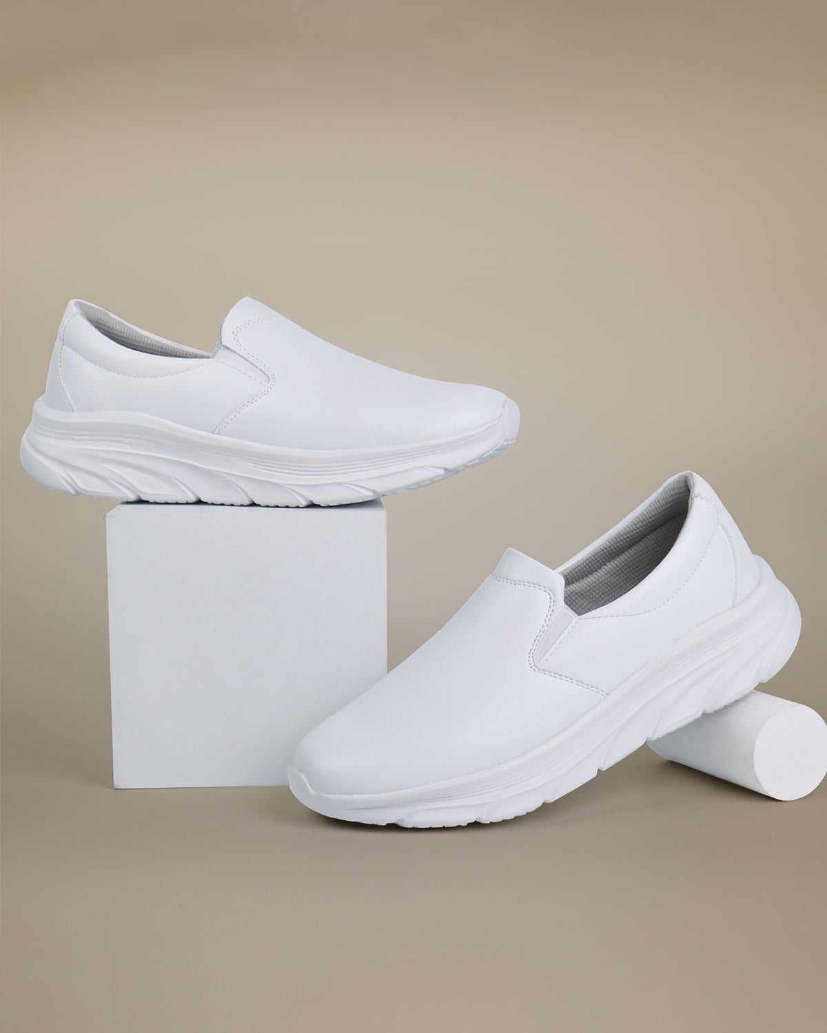 Hawkwell Men's Nurse Shoes - Accio White