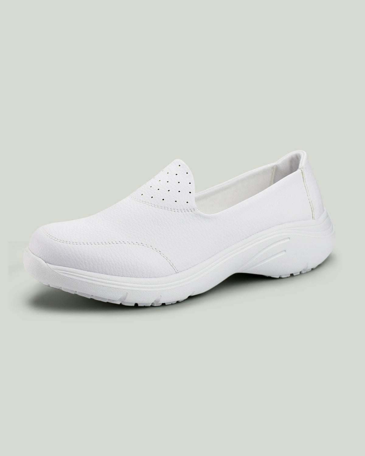Hawkwell Women's Nurse Shoes-Nitya White