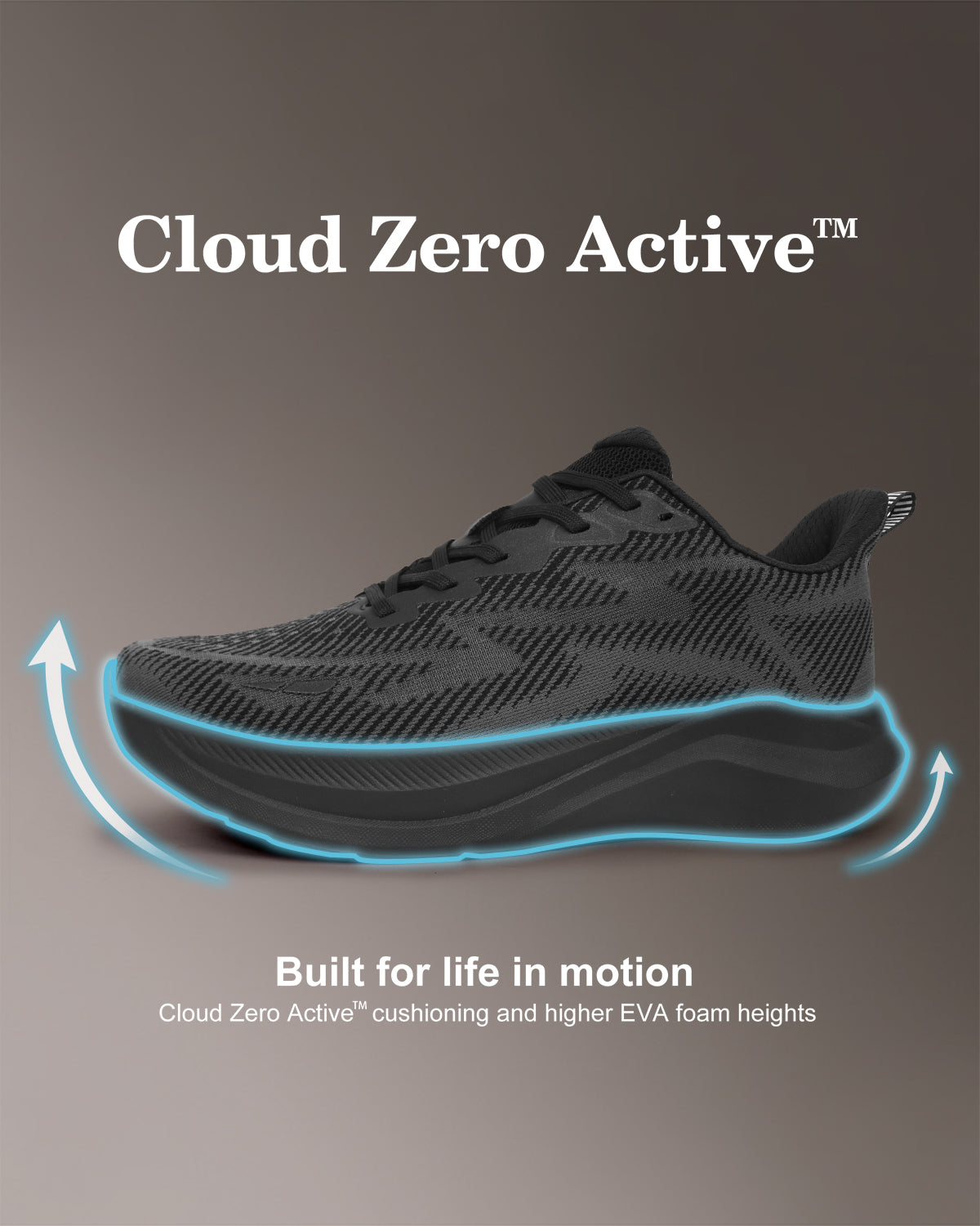 Cloud Zero Active Sneaker - Cushy Black