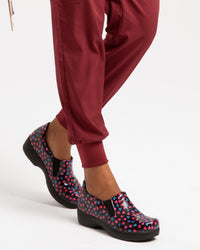 Women's Clog - Branta Black Hearts