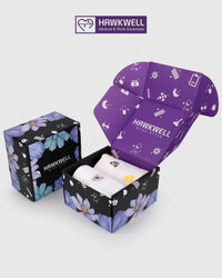 Compression Socks - Velvita Purple Flowers/Bees