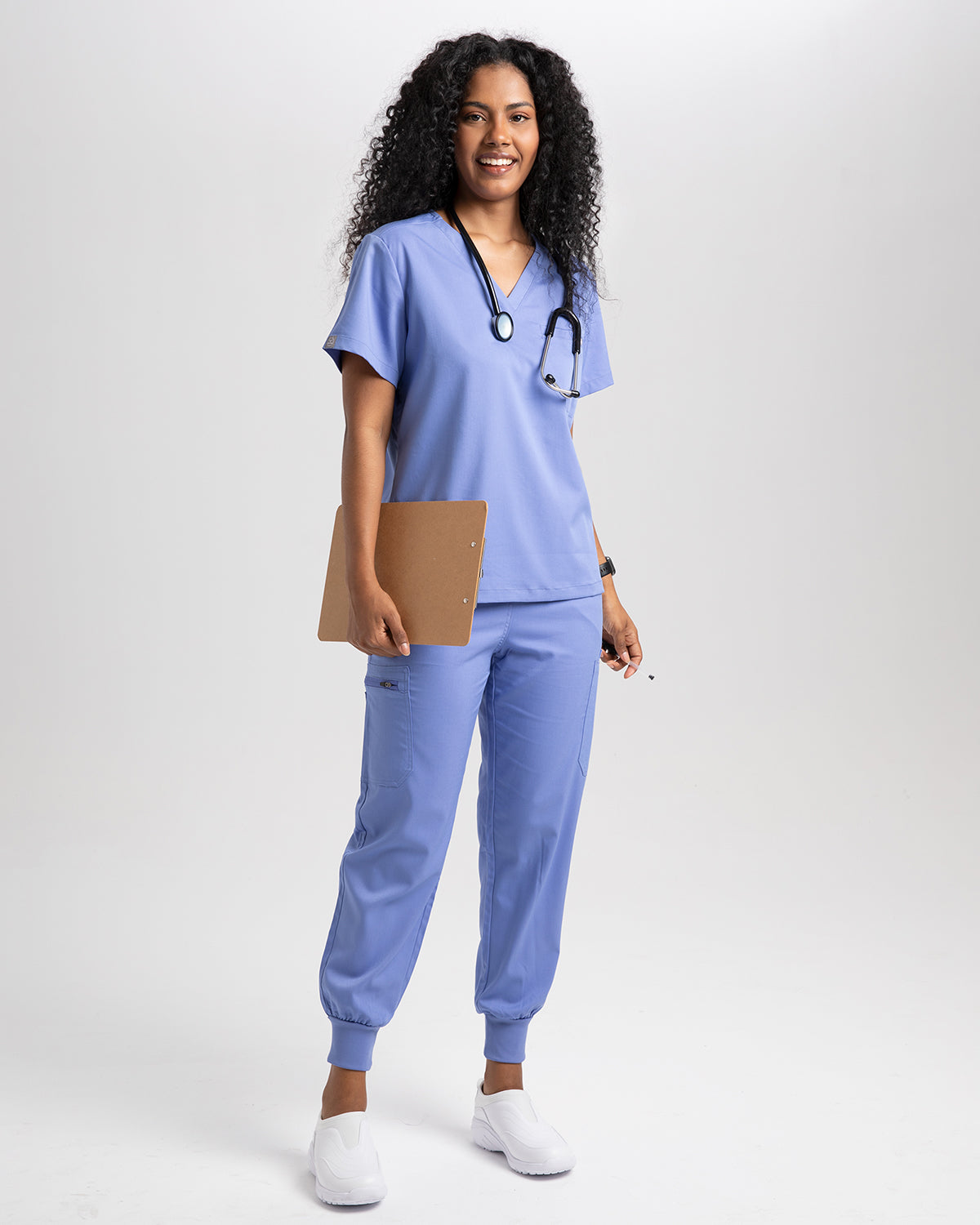Hawkwell Women's Nurse Shoes-Casey White