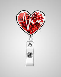 Hawkwell Badge Holders - Violan Red Heart