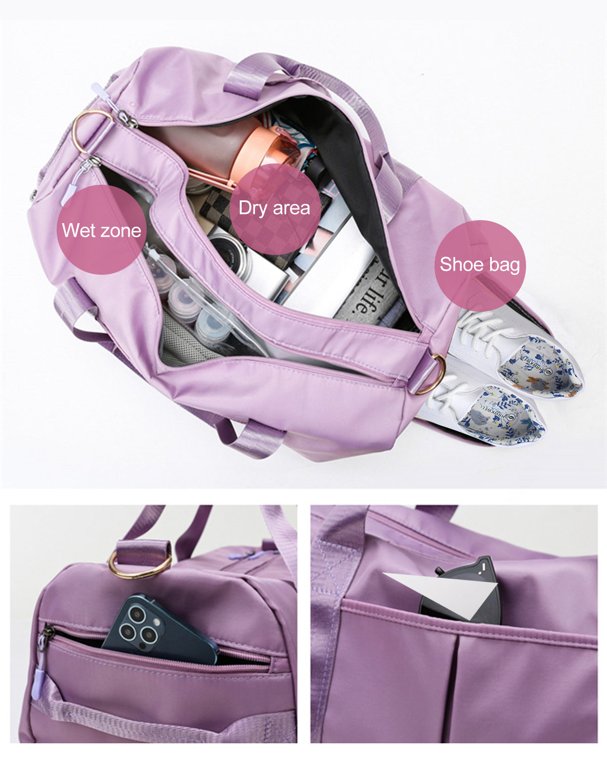 Hawkwell Tote Bag - Clor Purple