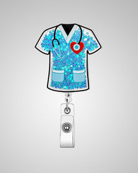 Hawkwell Badge Holders - Violan Blue Nurse Unifom