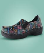 Women's Clog - Branta Black Multi Color