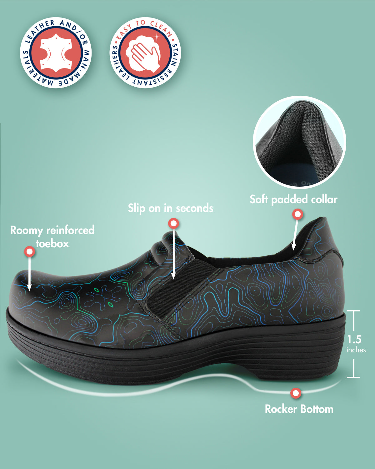 Hawkwell Pro Women's Clog - Branta Black Blue